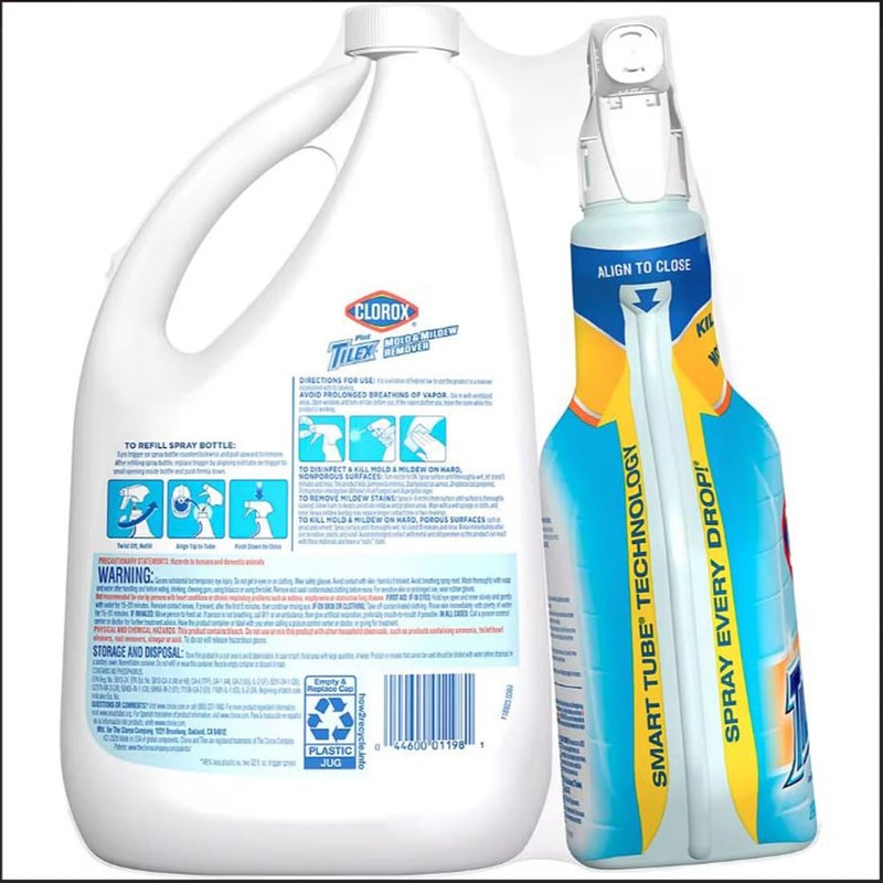 Tilex Clorox, 2 Piece Set, Clear, 96 Fl Oz - Image 5